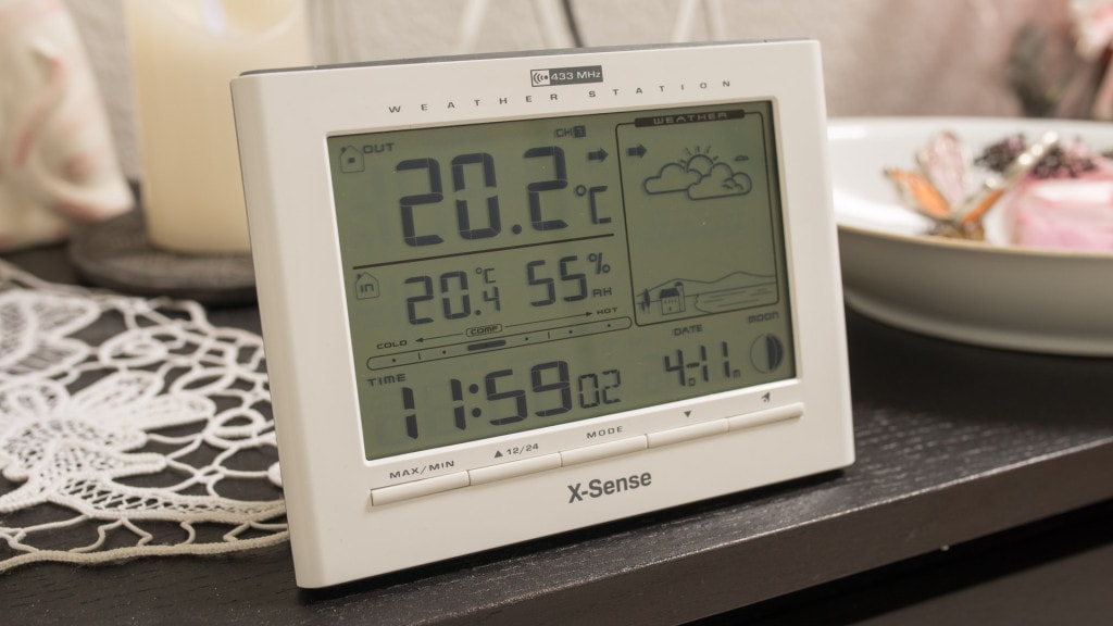 X-Sense Funk Wetterstation mit Thermometer im kurz Test-2