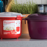 Zwei Mikrowellen Reiskocher im Vergleich, der Tupperware Reis-Meister gegen den Sistema Mikrowellen- Reiskocher-20