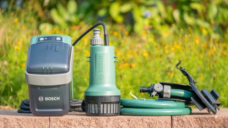 Eine Akku-Wasserpumpe von Bosch? Die Bosch GardenPump 18 im Test